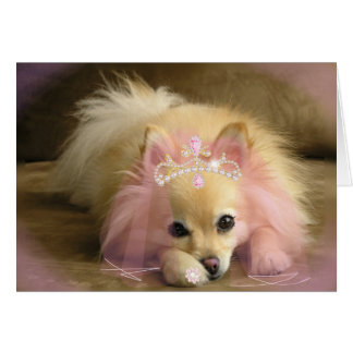 FAIRY PRINCESS HUND HÄLSNINGSKORT