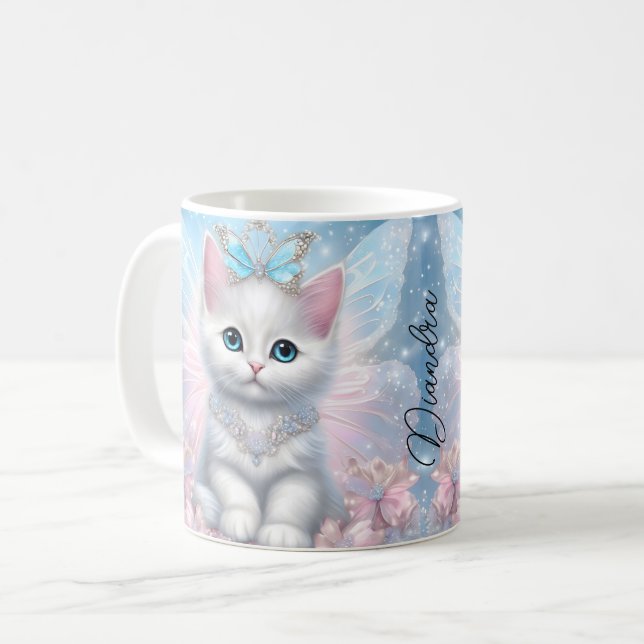 Fairy Princess Kitten Kaffemugg (Framsida vänster)