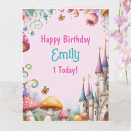 Fairy Princess Party Magic Birthday Bash Kort