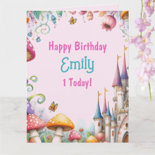 Fairy Princess Party Magic Birthday Bash Kort