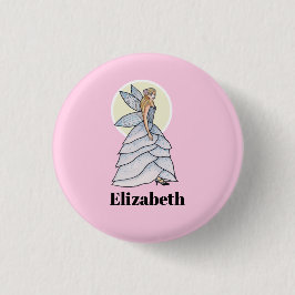 Fairy Princess Petals Dress Mode Illustration Knapp