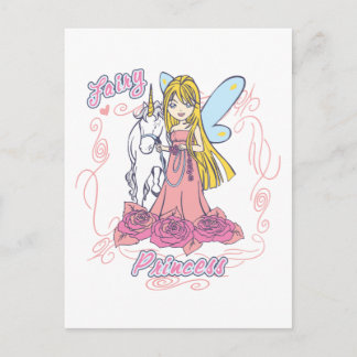 Fairy Princess Småbarn Baby Vykort