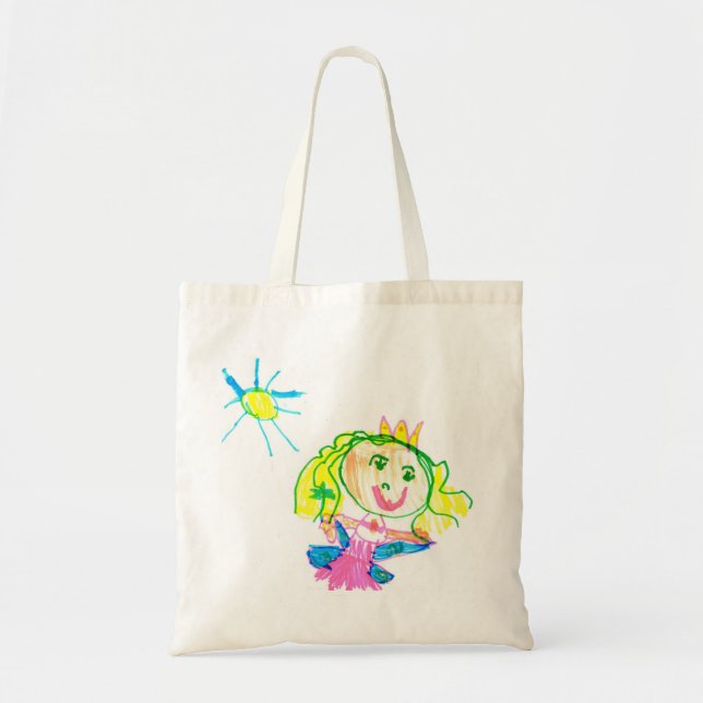 Fairy Princess Tote Bag Tygkasse (Framsidan)