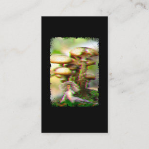 Fairy Psychedelic Mushroom Crazy Fantasy Visitkort