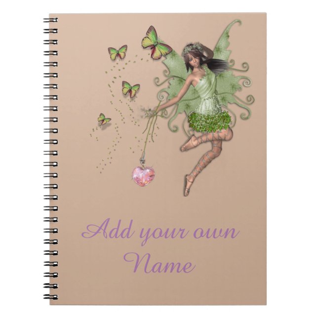 Fairy Queen-present Anteckningsbok (Framsidan)