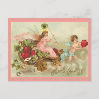 Fairy Queen Valentine vycard Helg Vykort