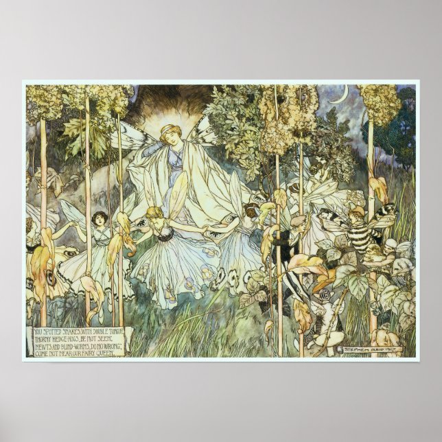 Fairy Queen Victorian Art Poster (Framsidan)