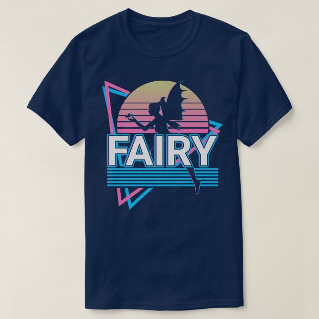 Fairy RetroT-Shirt T Shirt (Design framsida)