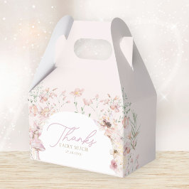 Fairy Rosa Blommigt Girls Birthday Presentaskar