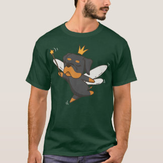 Fairy Rottweiler Hund Mystical Pet Rottweiler Fair T Shirt