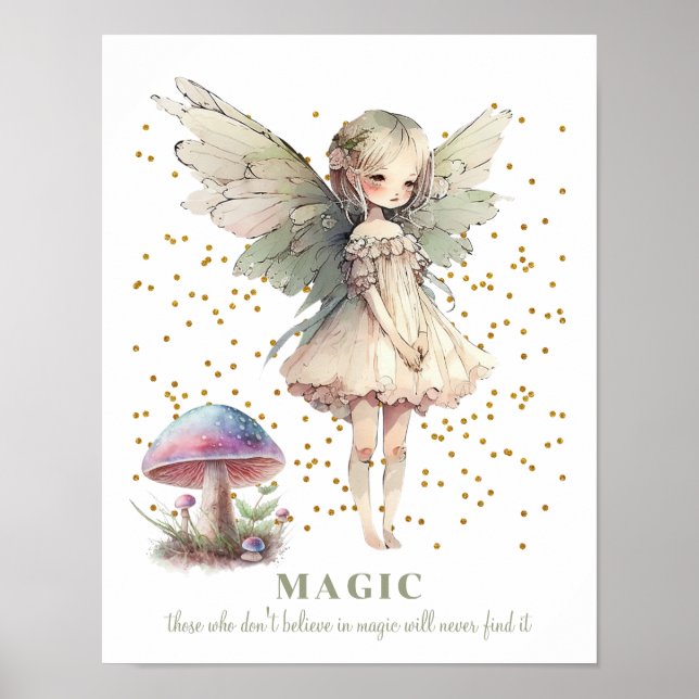 Fairy Say Magic Girl's Room Poster (Framsidan)