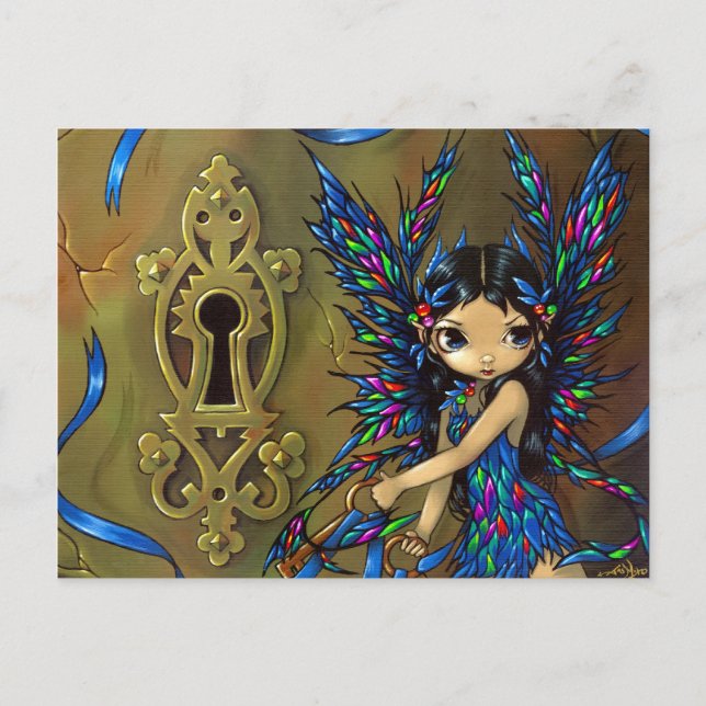 "Fairy Secrets" vykort (Framsida)