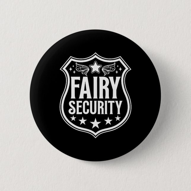 Fairy Security Birthday Halloween Costume Kids Boy Knapp (Framsida)
