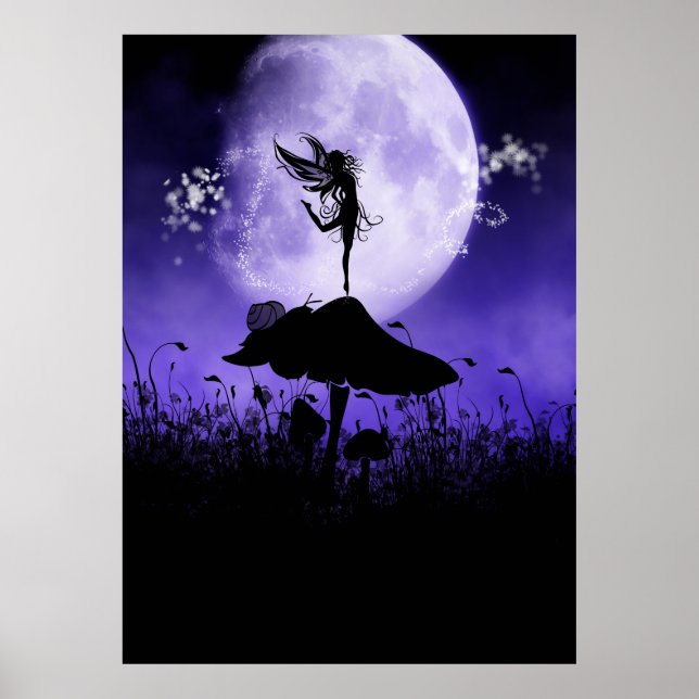 Fairy Silhouette 2 Poster (Framsidan)