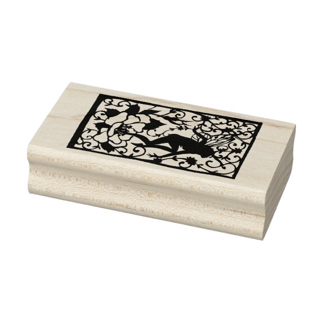 Fairy Silhouette Stämpel (Stämpel)