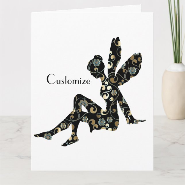 Fairy Silhouette Thunder_Cove Kort (Framsida)