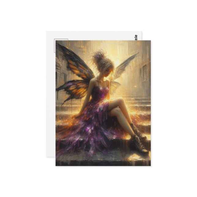 Fairy Sitta på Steeps Vykort (Fram/Back In Situ)