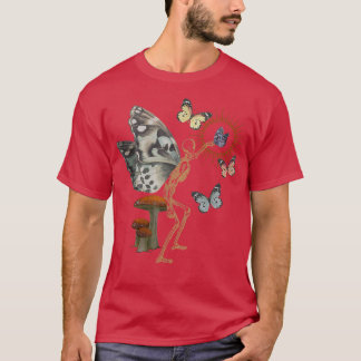 Fairy Skeletton Butterfly Fairycore Aesthetic Cott T Shirt