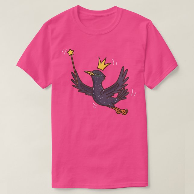Fairy Starling Wildlife Mystical Bird Starling Fai T Shirt (Design framsida)