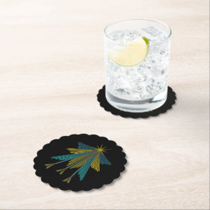 Fairy Stars Black Papper Underlägg
