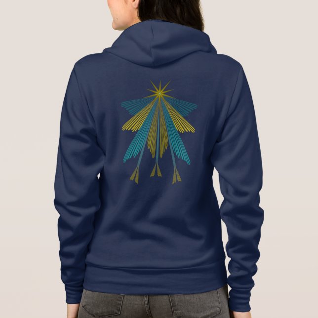 Fairy Stars Dragkedja T Shirt (Baksida)