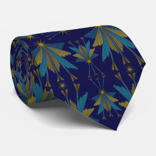 Fairy Stars Navy Neck Tie Slips