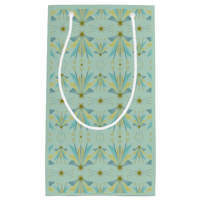 Fairy Stars Pistachio Small Gift Bag (Framsidan)