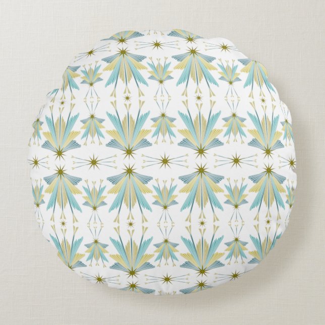 Fairy Stars Round Dekorativ kudde (Framsidan)