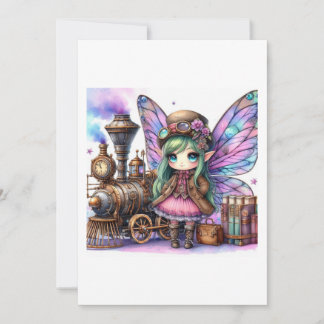 fairy steampunk inbjudningar