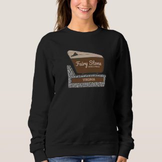 Fairy Stone State Park Virginia Va Välkomstskylt V T Shirt