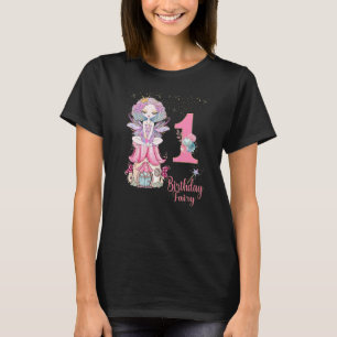 Fairy Tale Älvors Princess Födelsedagsfest 1:e 4:e T Shirt