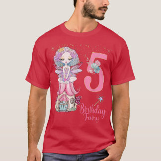 Fairy Tale Älvors Princess Födelsedagsfest 1:e 4:e T Shirt