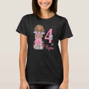 Fairy Tale Älvors Princess Födelsedagsfest 1:e 4:e T Shirt