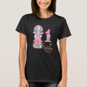 Fairy Tale Älvors Princess Födelsedagsfest 1:e 4:e T Shirt