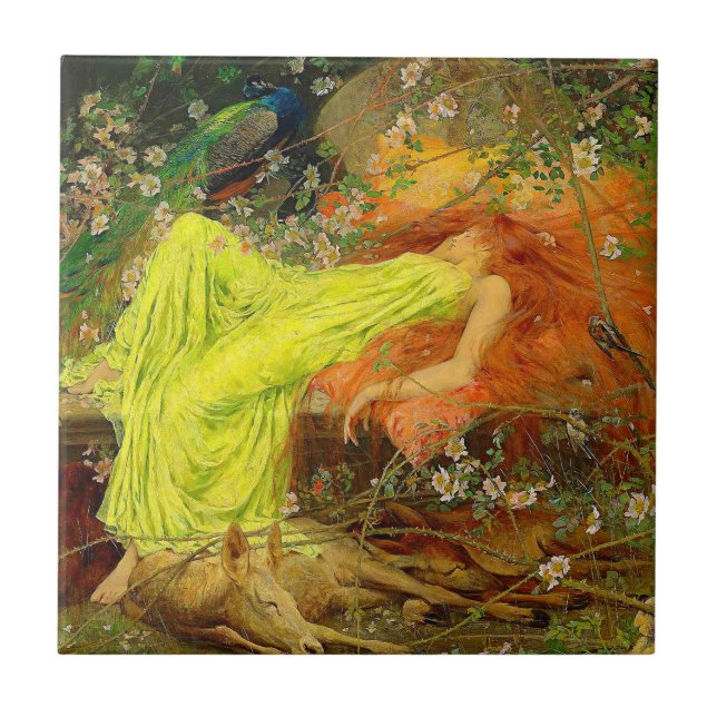 Fairy Tale Arthur Wardle Kakelplatta (Framsidan)