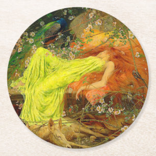 Fairy Tale Arthur Wardle Underlägg Papper Rund