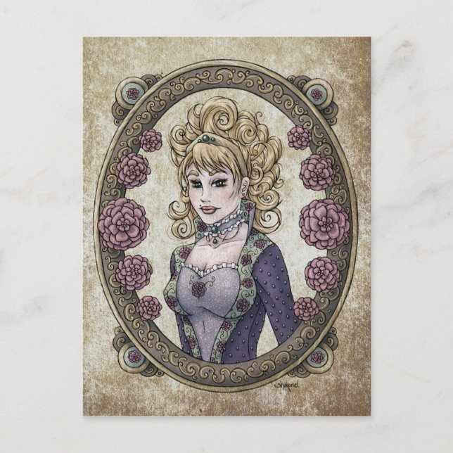 Fairy Tale "Beauty" Fantasy Art Postcard #1 Vykort (Framsida)