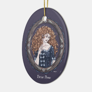 Fairy Tale ’Briar Ro’ Fantasy Art Ornament #1