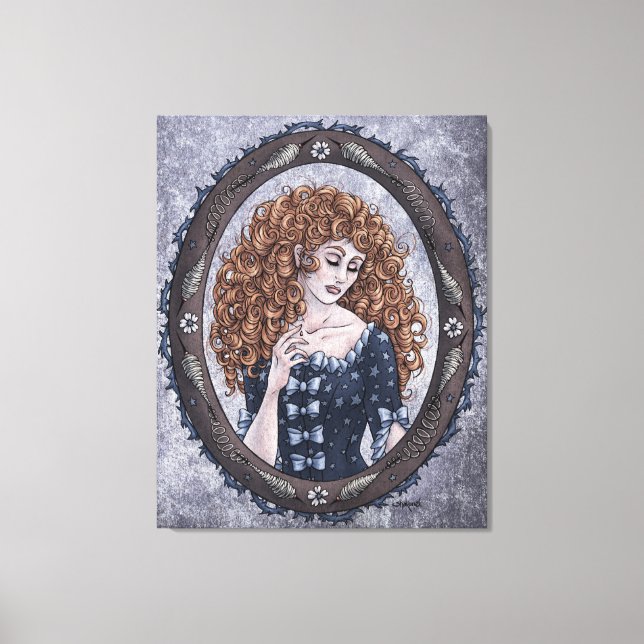 Fairy Tale ’Briar Ro’ Magic Fantasy Art Canvas (Framsida)