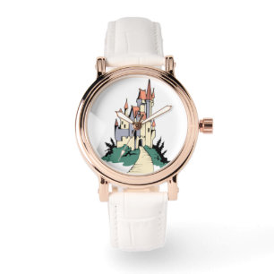 Fairy Tale Bröllop Princess Castle Watch Armbandsur