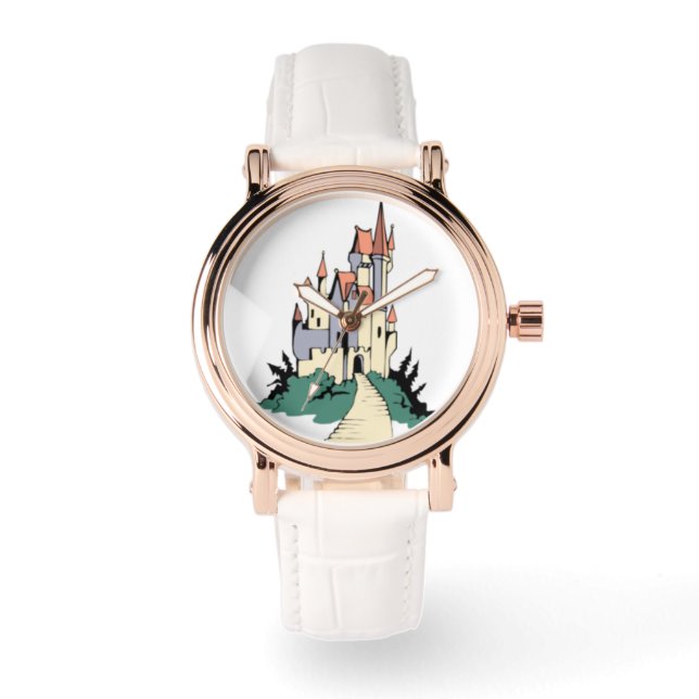 Fairy Tale Bröllop Princess Castle Watch Armbandsur (Framsida)