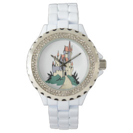 Fairy Tale Bröllop Princess Castle Watch Armbandsur