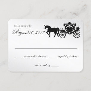 Fairy Tale Carriage Silver Response OSA Kort