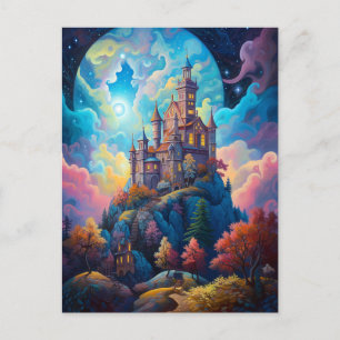 Fairy Tale Castle Fantasy Art Vykort