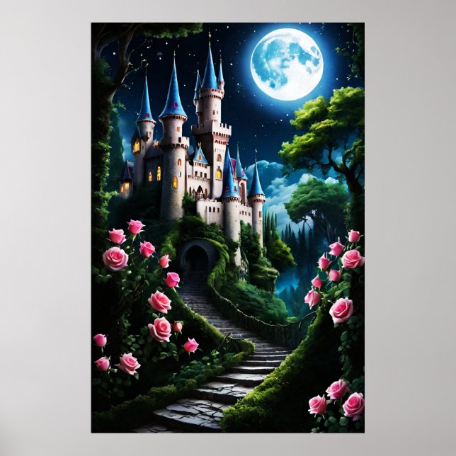 Fairy Tale Castle Fantasy Poster (Framsidan)