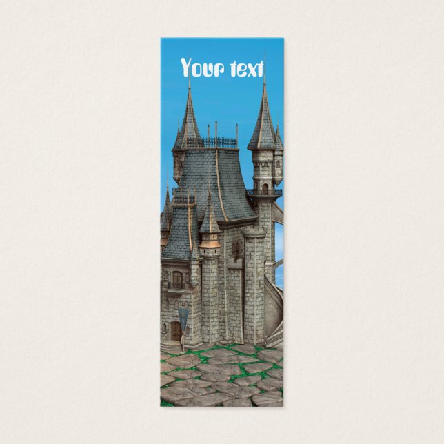 Fairy Tale Castle Litet Visitkort (Framsidan)