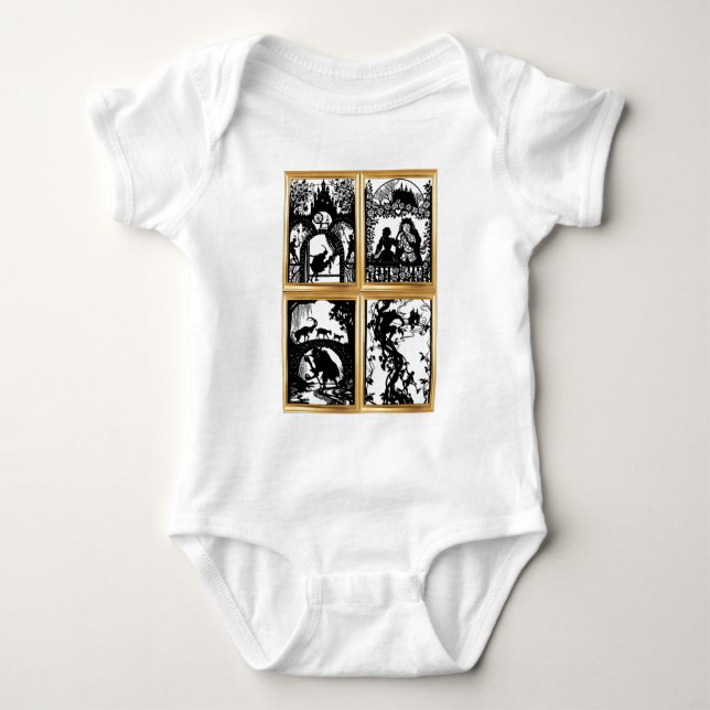 Fairy Tale Collection Baby Bodykostydräkt T Shirt (Framsida)