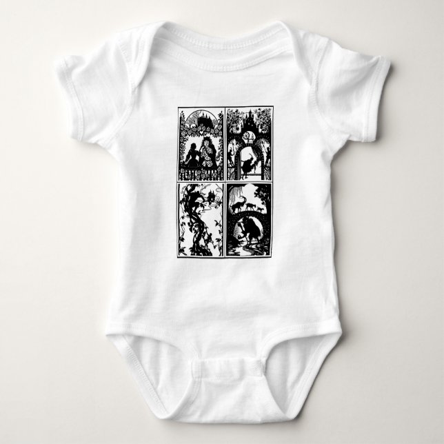 Fairy Tale Collection  Baby Bodysuit T Shirt (Framsida)