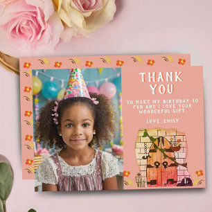 Fairy Tale Door Flower Teckning Birthday Photo Tack Kort