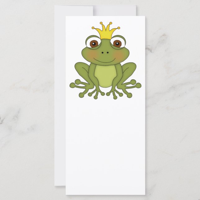 Fairy Tale Frog Prince med Krona (Framsida)